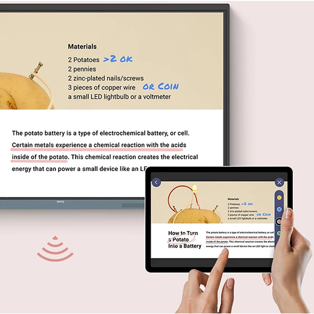 BenQ 65" Board Essential | RE6504, 4K Touchscreen Interactive Display, IPS, Speaker Commercial Monitor - Image 5