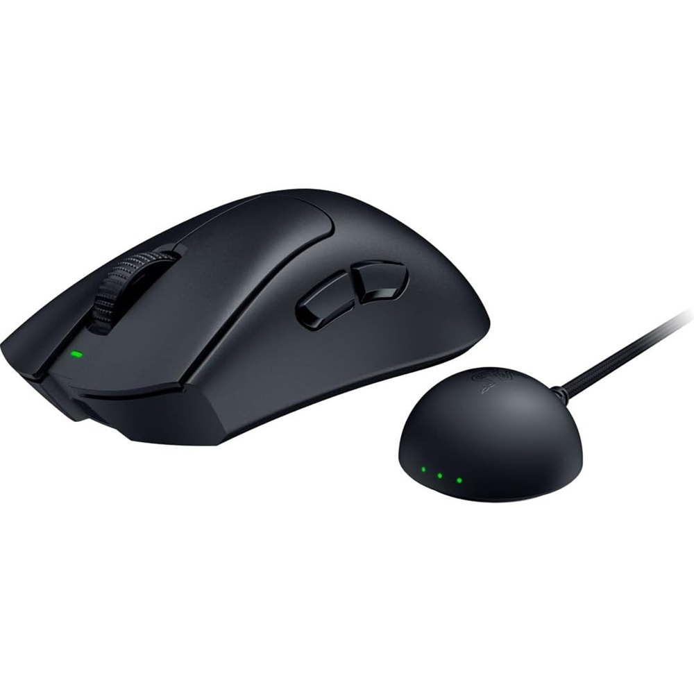 Razer DeathAdder V4 Pro - Black, Ultra-lightweight Ergonomic Wireless Esports Gaming Mouse - Image 3