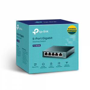 TP-Link SG105 5-Port Metal Gigabit Desktop Network Switch