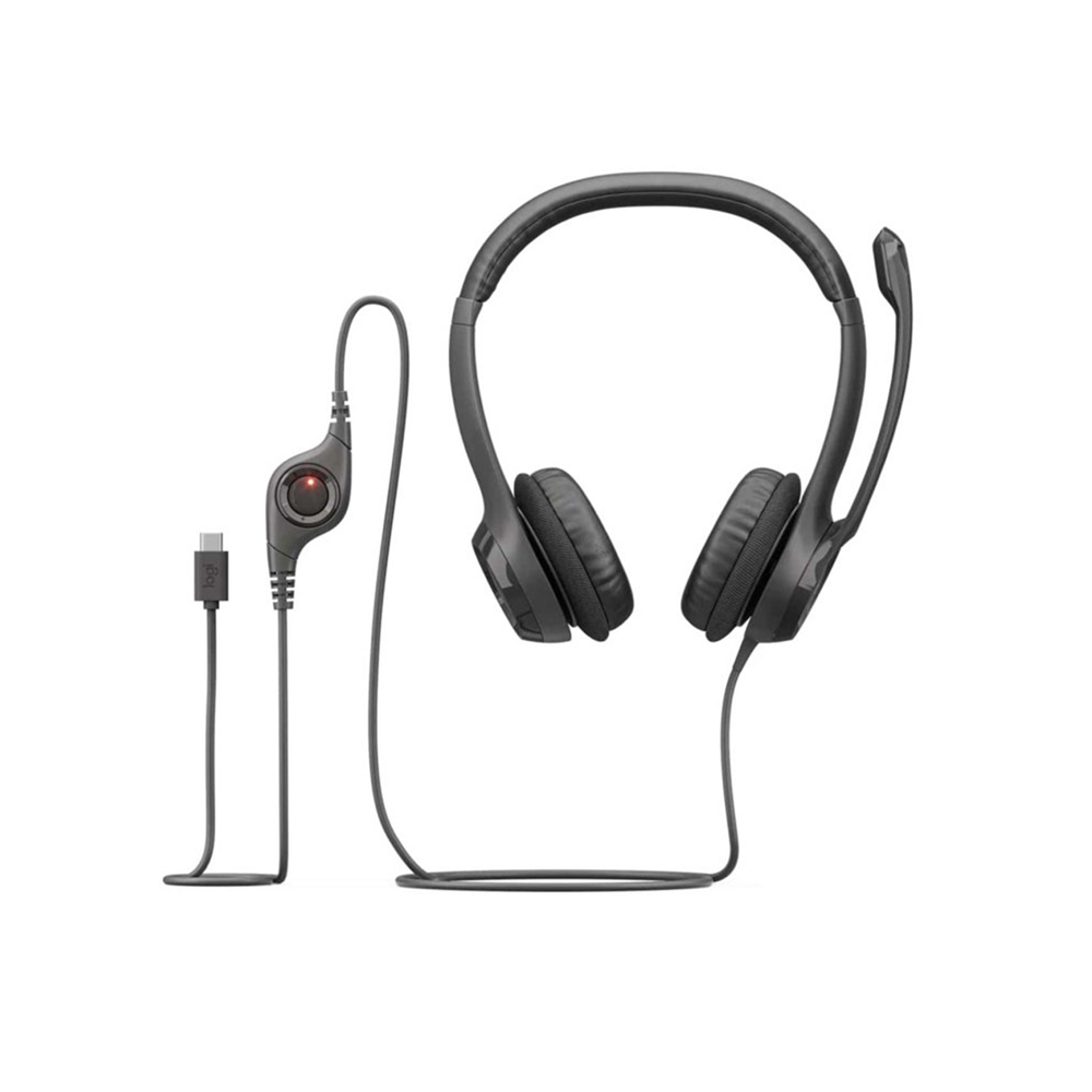 Logitech H390 USB-C Headset in-line controls, Noise Cancelling Mic - Image 4