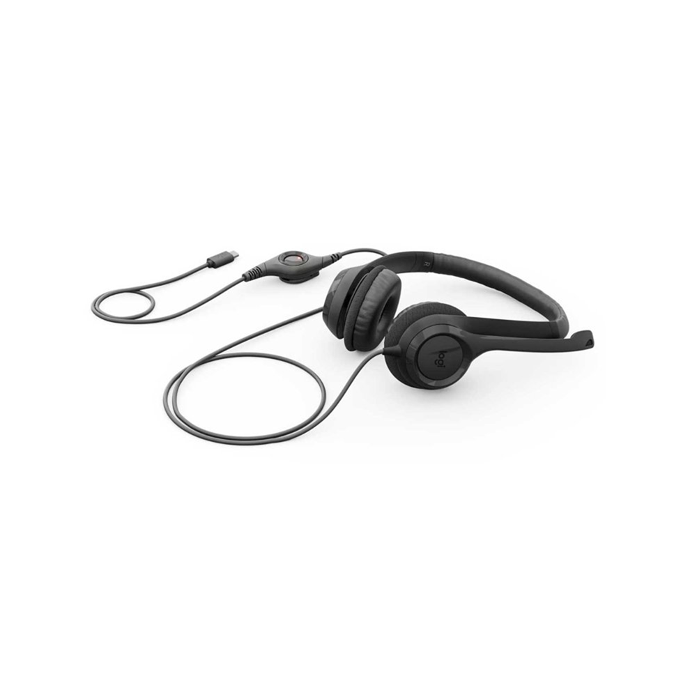 Logitech H390 USB-C Headset in-line controls, Noise Cancelling Mic - Image 3