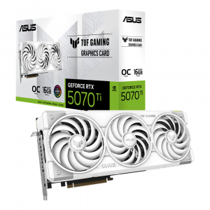 ASUS 16GB TUF Gaming GeForce RTX 5070 Ti GDDR7 White OC Edition VGA Graphic Card