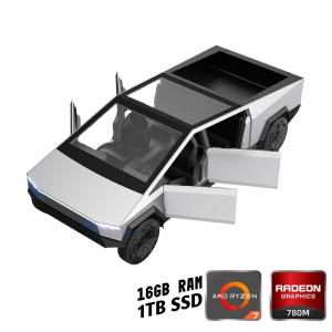 Cyber Truck Mini Gaming PC Ryzen 7 8845HS, 16GB RAM, 1TB SSD, Win11