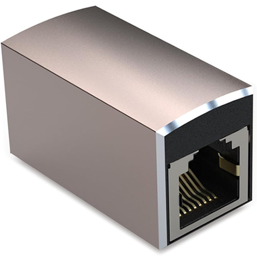 RJ45 Coupler 10Gbps Metal High Speed Joinder Network Female to Female Connector