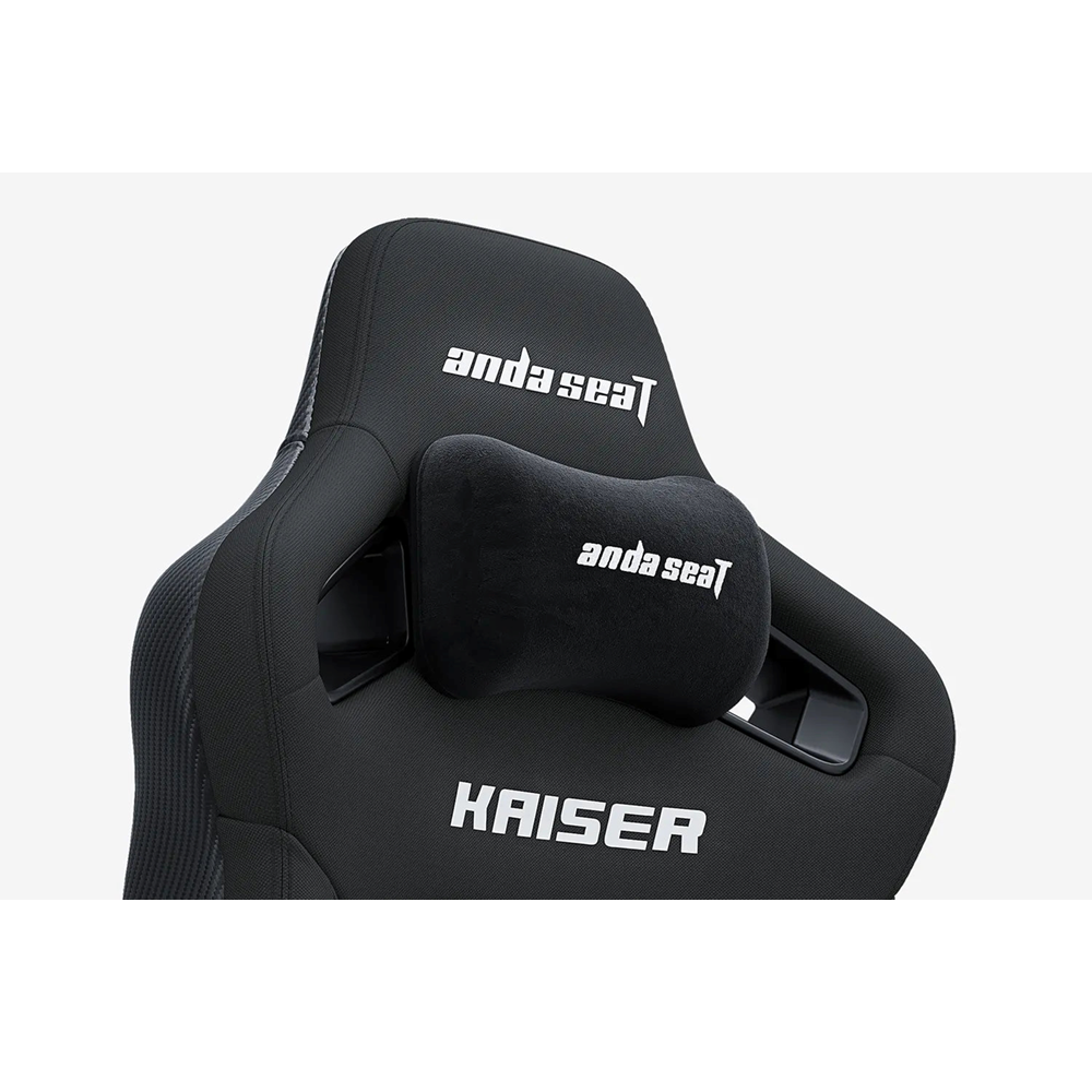 AndaSeat Kaiser 4 Series (XL) - Linen Fabric, 6D Armrest Gaming Chair - Black - Image 6