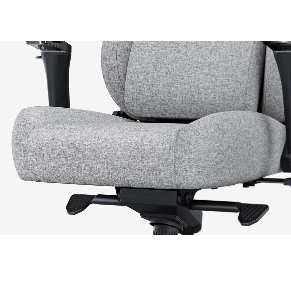 AndaSeat Kaiser 4 Series (XL) - Linen Fabric, 6D Armrest Gaming Chair - Grey - Image 3