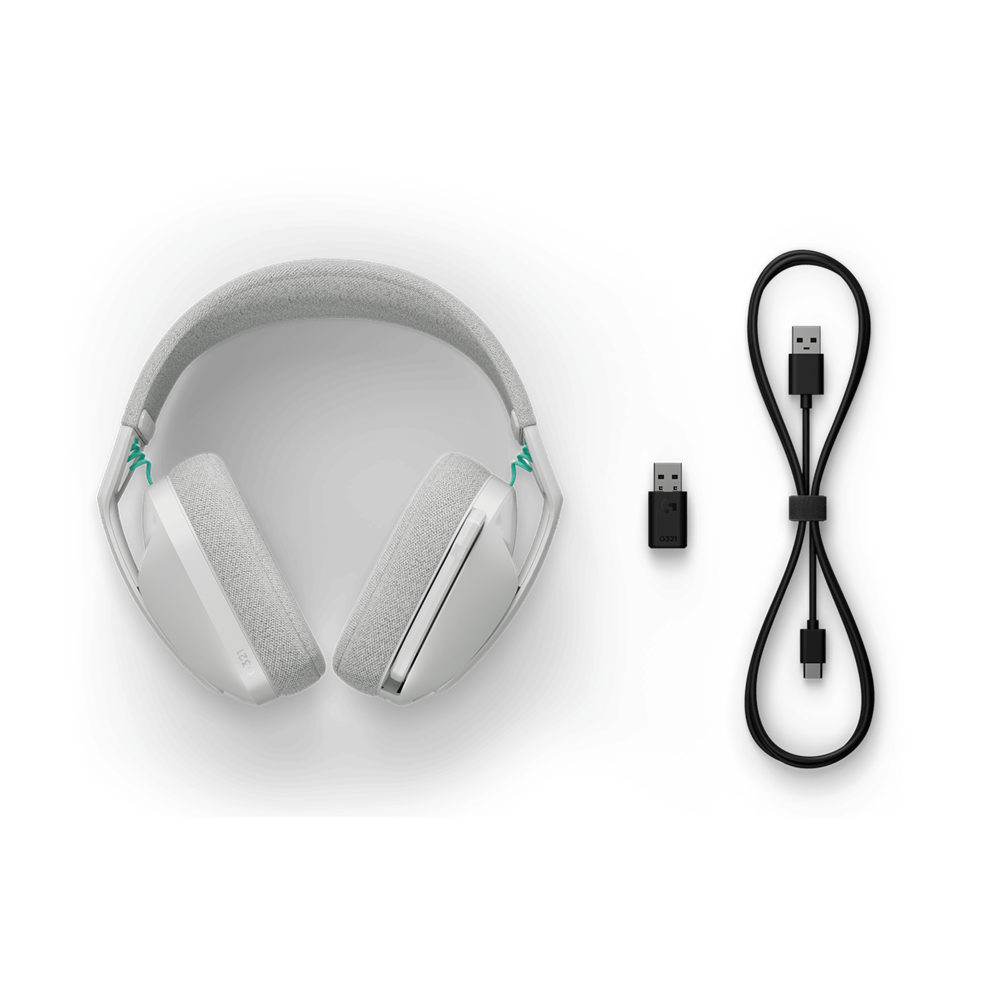 Logitech G321 LIGHTSPEED Wireless Gaming Headset, White - Image 6