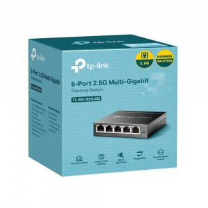 TP-Link SG105SM2 5-Port 2.5G Multi-Gigabit Desktop Switch