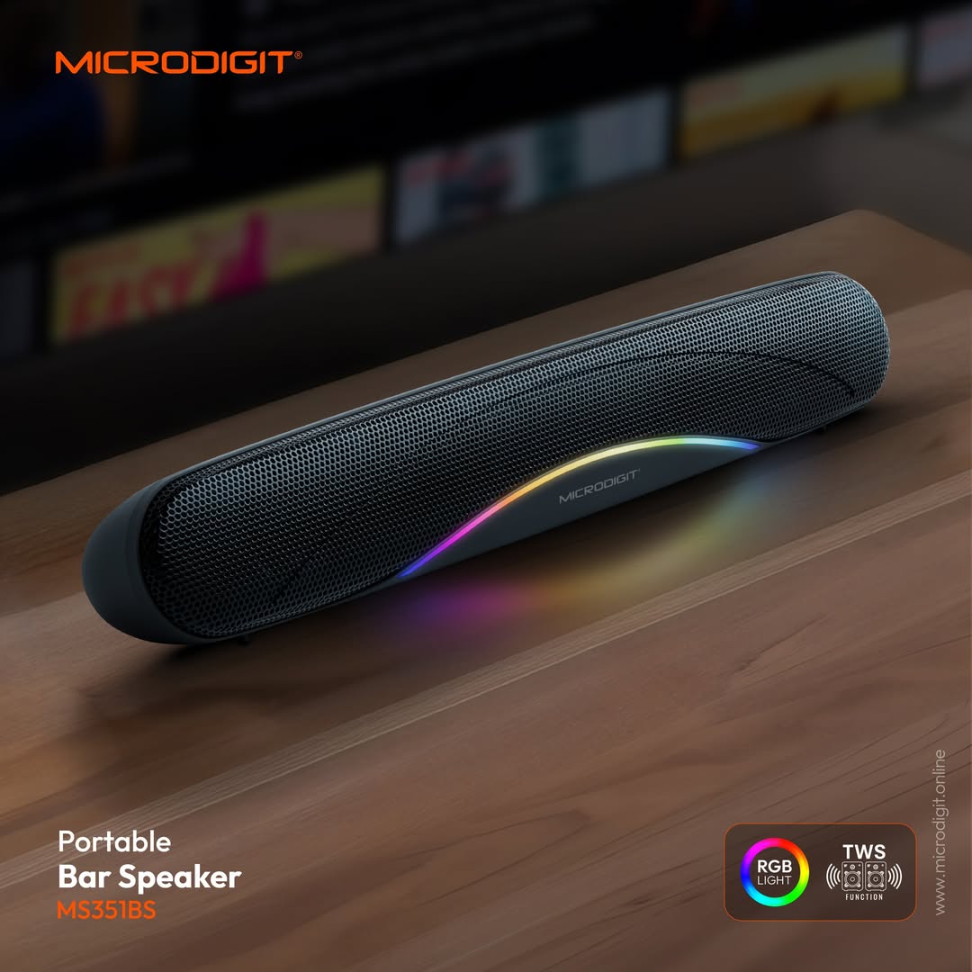 MicroDigit MS351BS Portable Bar Speaker, TWS Bluetooth - Image 2