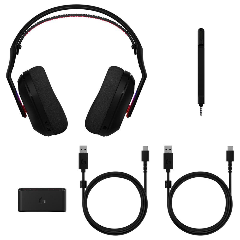 Astro A20 X LIGHTSPEED Wireless Gaming Headset with PLAYSYNC AUDIO and LIGHTSYNC RGB, Black - Image 5