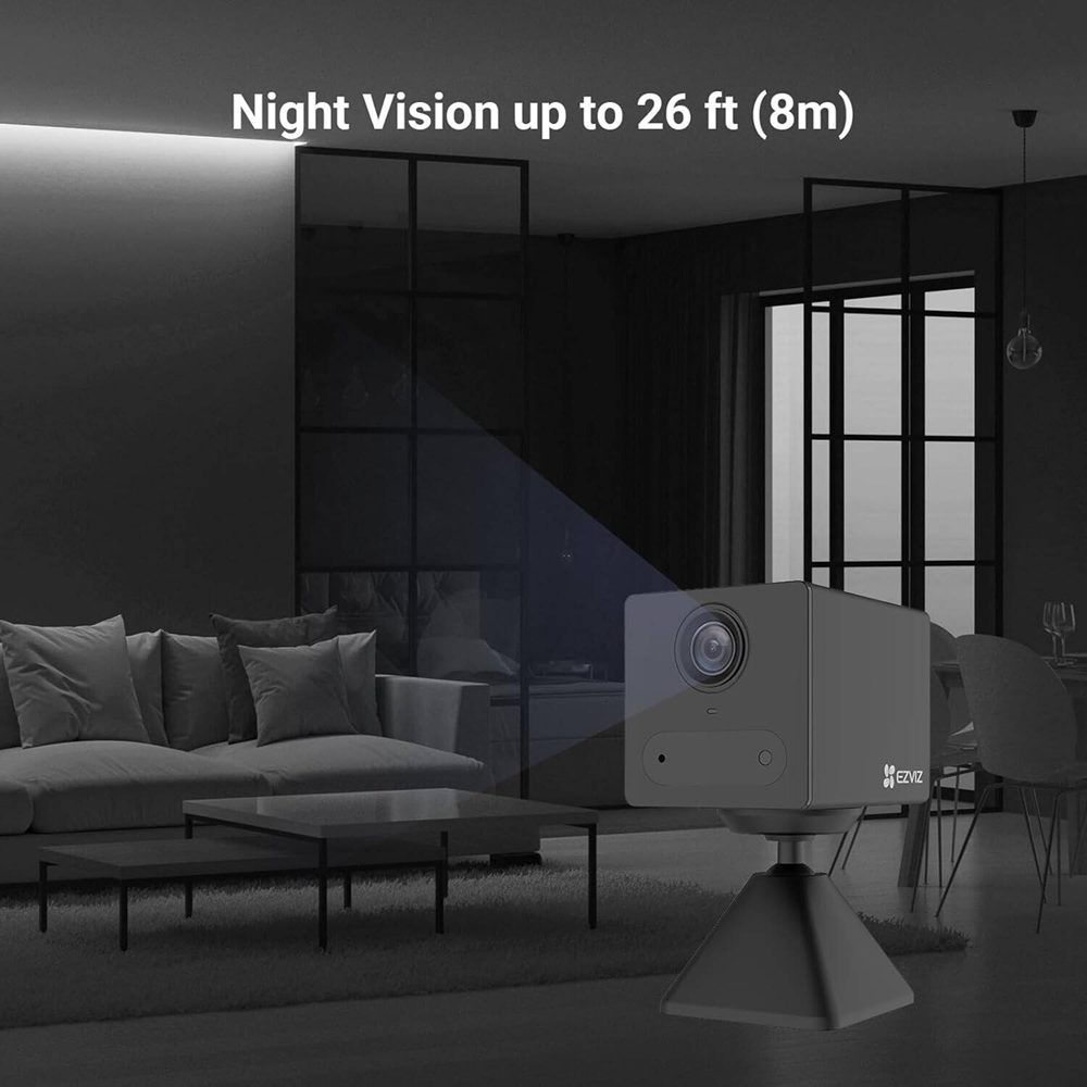 EZVIZ CB2 4G Smart Home Battery Camera, Black - Image 11
