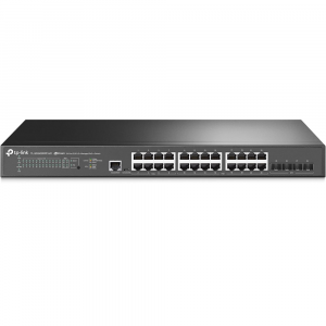 TP-Link SG3428XPPM2 Omada 24-Port 2.5GBASE-T and 4-Port 10GE SFP+ L2+ Managed Switch with 16-Port PoE+ & 8-Port PoE++