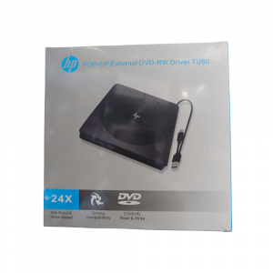 HP POP-UP External DVD Writer Dual Port USB-A 3.0 / USB-C Portable Burner Drive