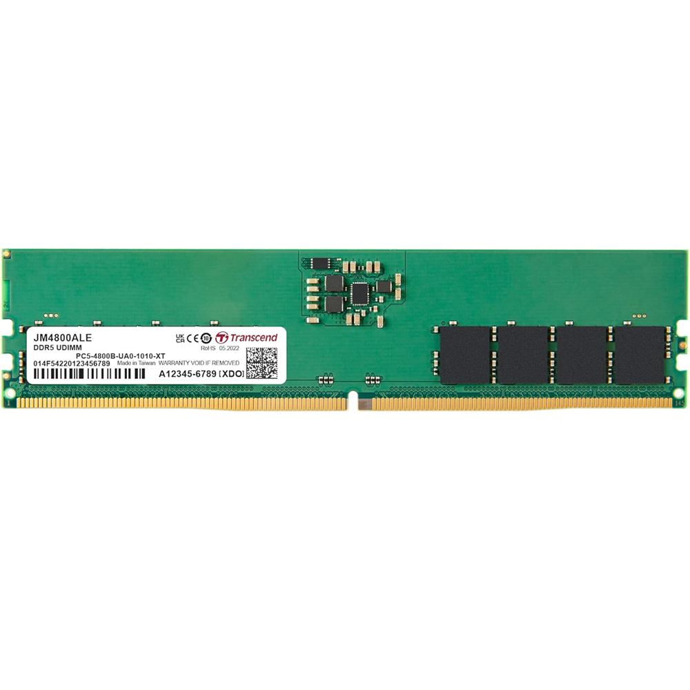 Transcend 32GB 4800MHz DDR5 Desktop PC RAM Memory