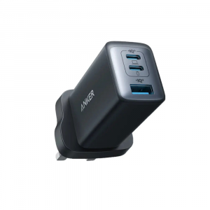 Anker 2667 Charger Adapter (65W, 3-Ports, GaN) -Black - A2667K14