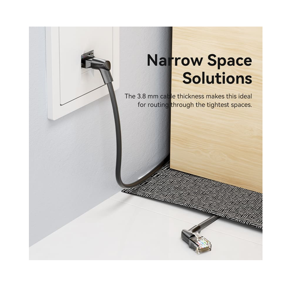 Vention IBSBI Cat6A Rotatable UTP Ethernet Patch Network Cable 10Gbps - 3m - Image 4