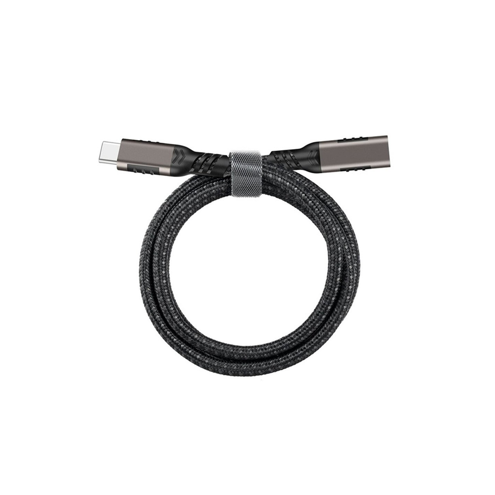 QGeeM USB-C 3.2 Extension Cable 100W 20Gbps 4K@60Hz, 1m (Male/Female) - Image 2